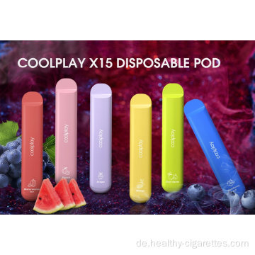 Vorgefüllter Pod Coolplay X15 500 Puff Bar